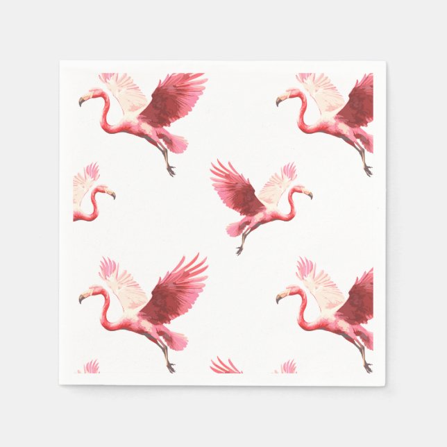 Guardanapo De Papel Fanny Flamingo cocktail napkins (Frente)