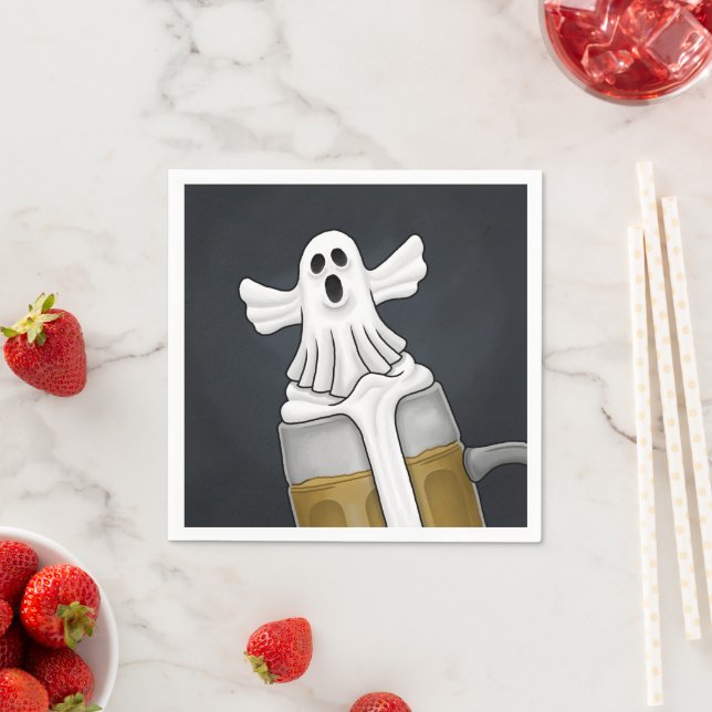 Guardanapo De Papel Fantasma Assustador de Halloween (Insitu)