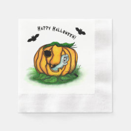 Guardanapo De Papel Fantasma do Halloween, Bat, Ghost e Spider