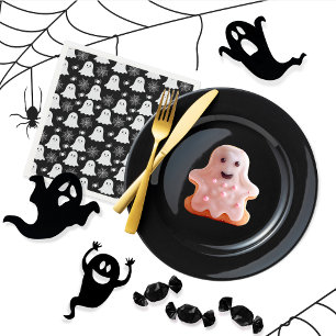 Guardanapo De Papel Fantasmas bonitos Aranhas Spider Webs Hallowee