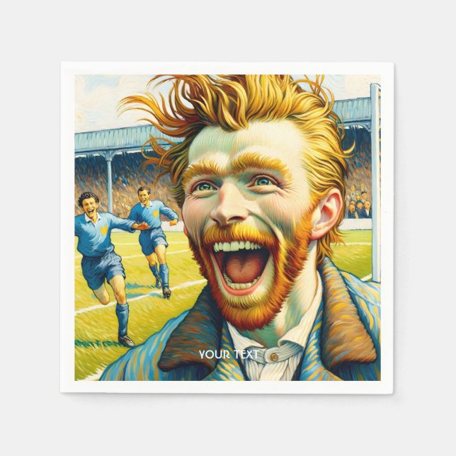 Guardanapo De Papel Fantasy Cute Vincent Van Goal (Frente)