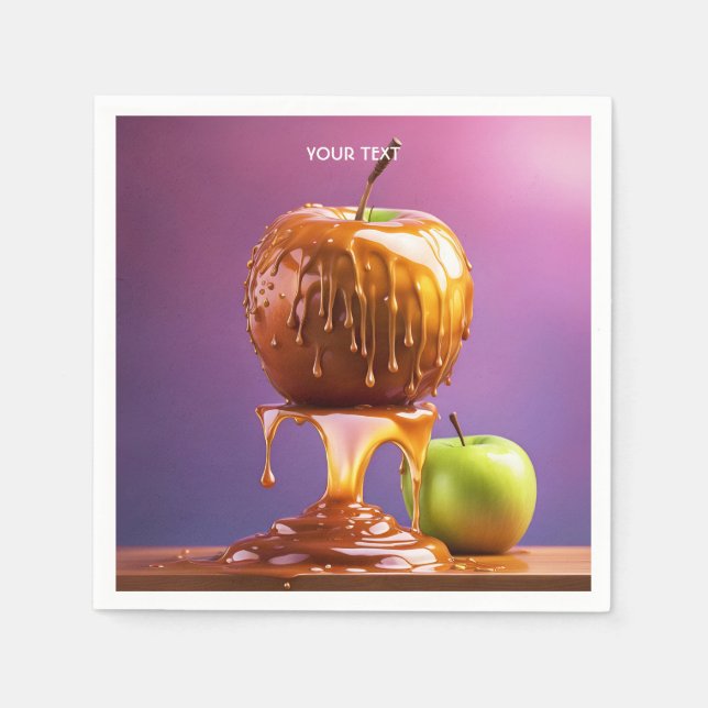 Guardanapo De Papel Fantasy Cute Vivid Apple Caramel Syrup (Frente)