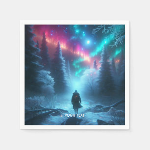 Guardanapo De Papel Fantasy Cute Winter Path Snow