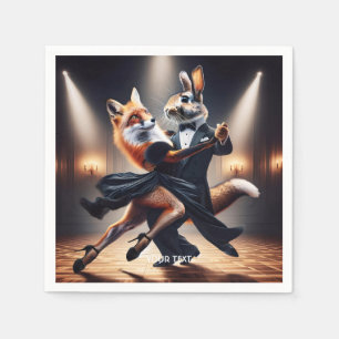 Guardanapo De Papel Fantasy Fox Rabbit Tango