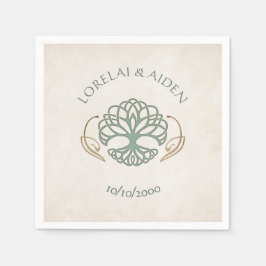 Guardanapo De Papel Fantasy Medieval Celtic Wedding