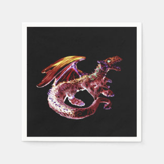 Guardanapo De Papel Fantasy Ruby Red Dragon x 50