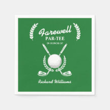 Farewell Retirement Golf Clusters Wreath Themed Pa