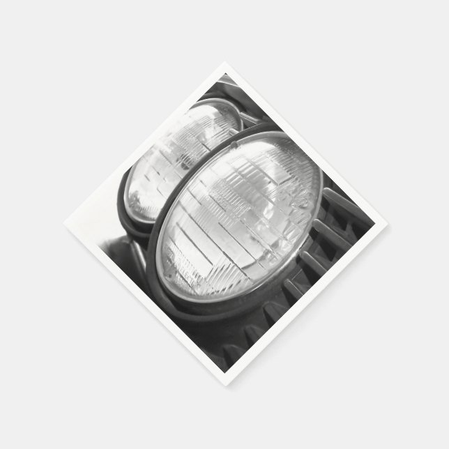 Guardanapo De Papel Faróis Vintage BMW (Canto)