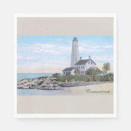 Guardanapo De Papel Farol de Connecticut