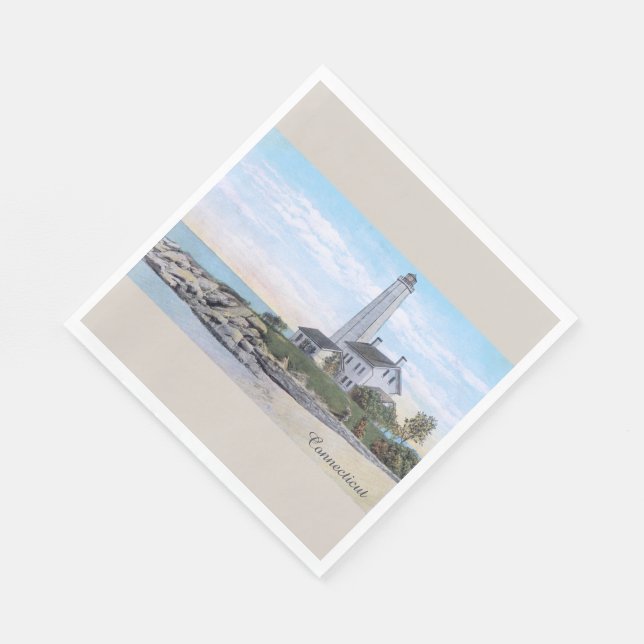 Guardanapo De Papel Farol de Connecticut (Quina)