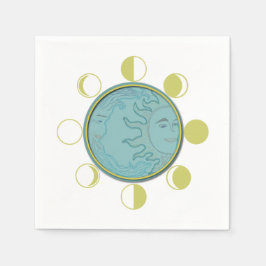 Guardanapo De Papel FASES DE LUA DE Cocktail Standard