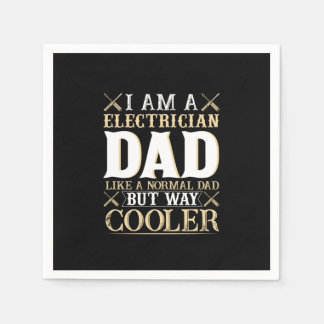 Guardanapo De Papel Father's Day I Am A Electrician Dad