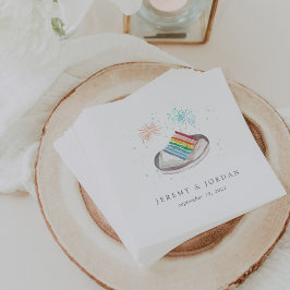 Guardanapo De Papel Fatia de Amor Personalizado