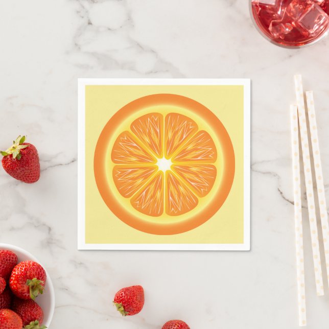 Guardanapo De Papel Fatia de Laranja (Insitu)