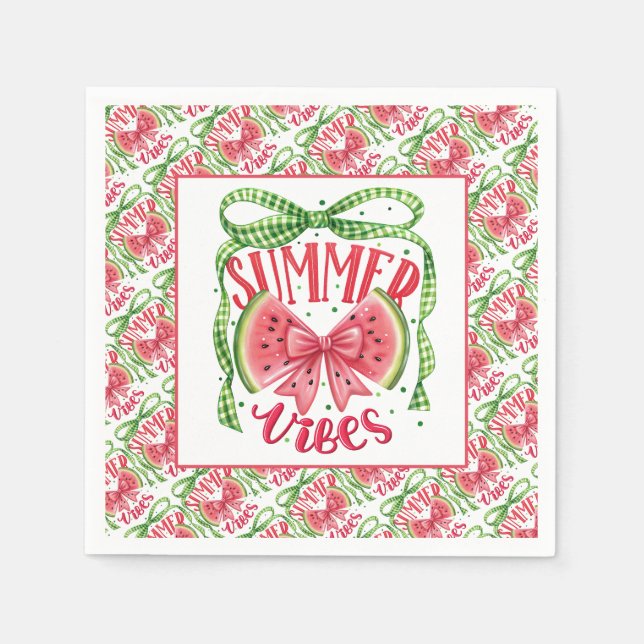 Guardanapo De Papel Fatia Doce do Verão (Frente)