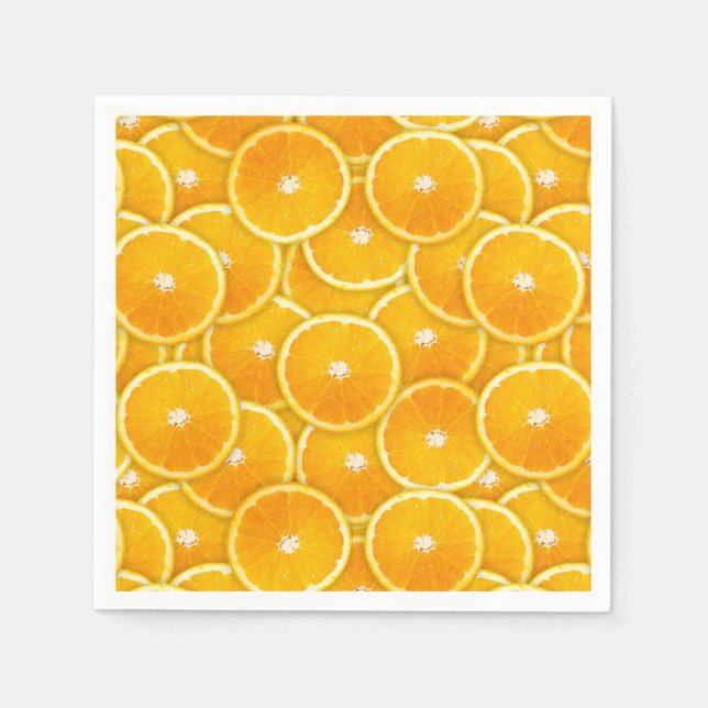 Guardanapo De Papel Fatias de laranja (Frente)