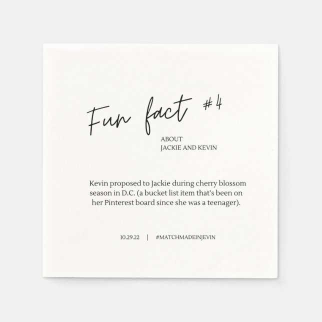 Guardanapo De Papel Fato Divertido #1 Cocktail Napkins (Frente)