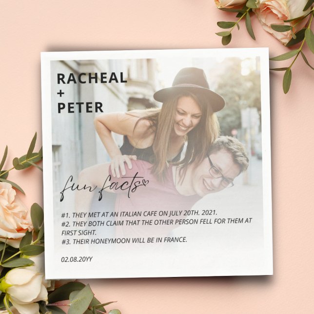 Guardanapo De Papel Fato Simples de Diversão do Casal para Casamento d (Criador carregado)