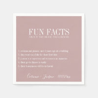 Fatos Divertidos Dusty Mauve Personalizados