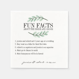 Guardanapo De Papel Fatos Divertidos Eucalyptus Ramificações Personali