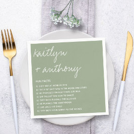 Guardanapo De Papel Fatos Divertidos Sobre O Casamento Moderno Dos New