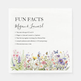 Guardanapo De Papel Fatos do casamento Fatos do jardim floral de flore