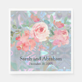 Guardanapo De Papel Faux Madre de Pearl