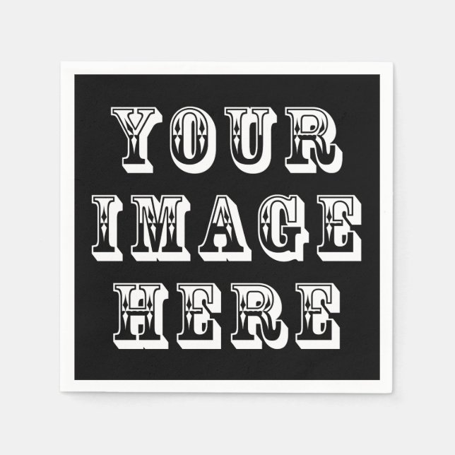 Guardanapo De Papel Favor de Casamento Personalizado (Frente)