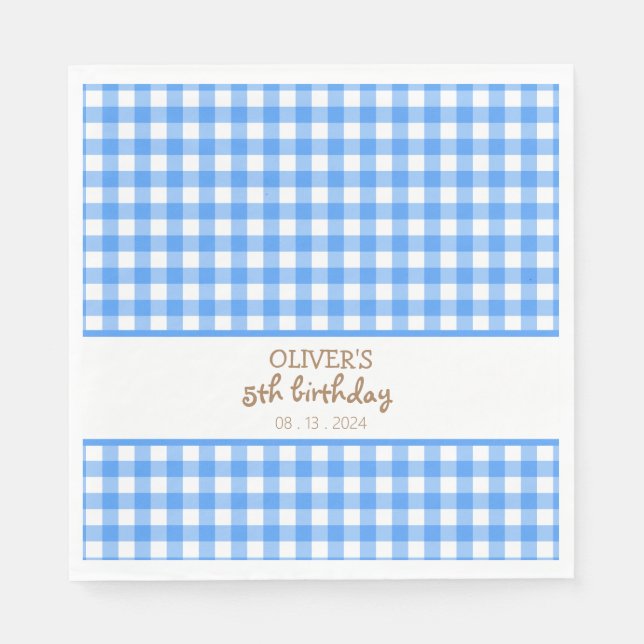 Guardanapo De Papel Faye e Lauren Blue Celebration (Frente)