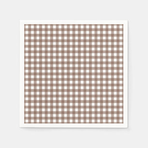 Guardanapo De Papel Faye e Lauren Brown Gingham