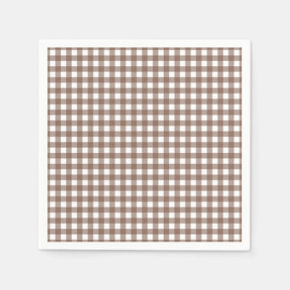 Guardanapo De Papel Faye e Lauren Brown Gingham