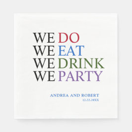 Guardanapo De Papel Fazemos Casamento