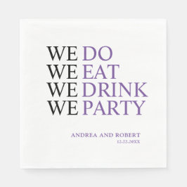 Guardanapo De Papel Fazemos Casamento