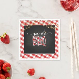 Guardanapo De Papel Fazemos o papel de CHURRASCO Napkin - Gingham
