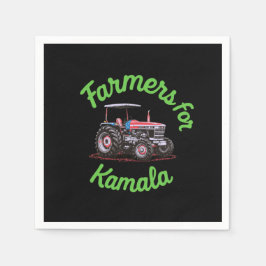 Guardanapo De Papel Fazendeiros para Kamala apoiando Harris para presi