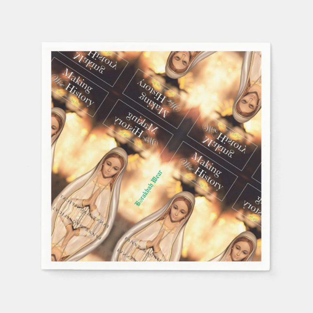 Guardanapo De Papel Fazendo História Sábia (Frente)