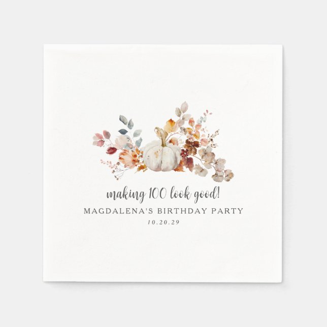 Guardanapo De Papel Fazer 100 - Parecem Bons Passos Personalizados Ani (Frente)