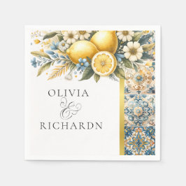 Guardanapo De Papel Febre de Azulejo do Mediterrâneo: italiano Positan