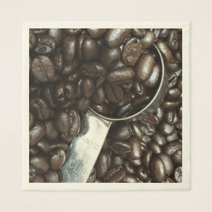Guardanapo De Papel Feijões de café Roasted com a fotografia de prat