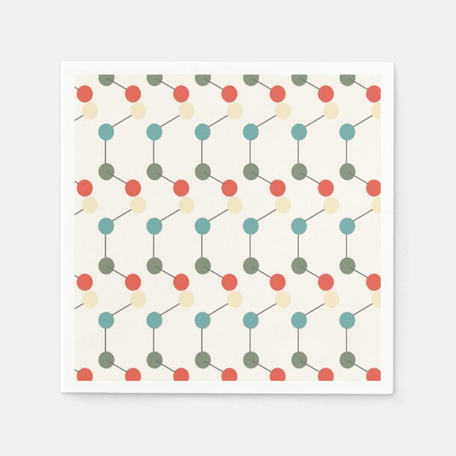 Guardanapo De Papel Feira de Química do Laboratório do Science Party - (Frente)