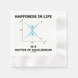 Guardanapo De Papel Felicidade Na Vida É Uma Questão De Equilíbrio Eco