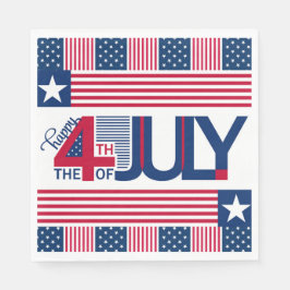 Guardanapo De Papel Feliz 4 De Julho