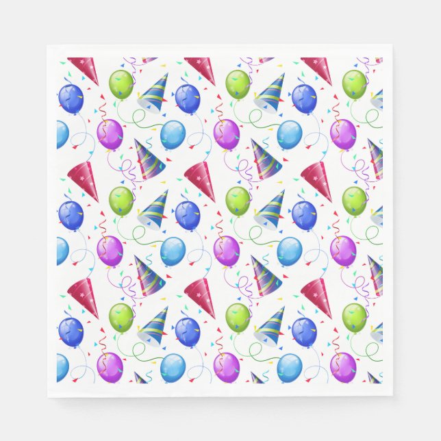 Guardanapo De Papel Feliz Aniversário  (Frente)