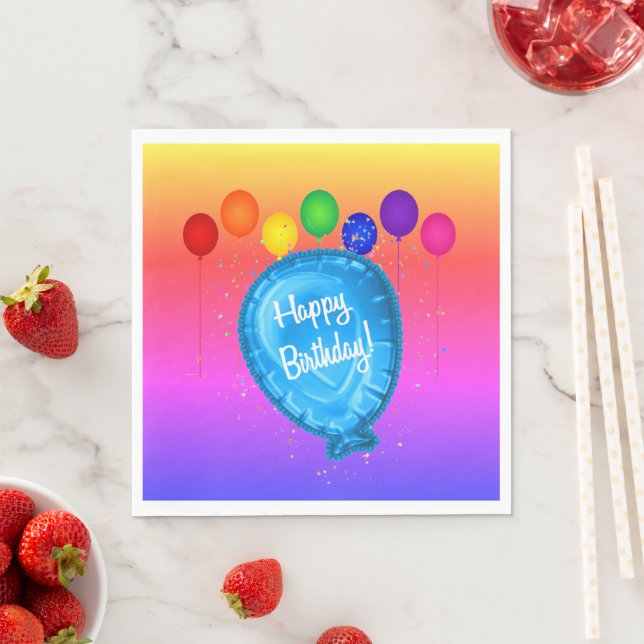 Guardanapo De Papel Feliz aniversário! (Insitu)