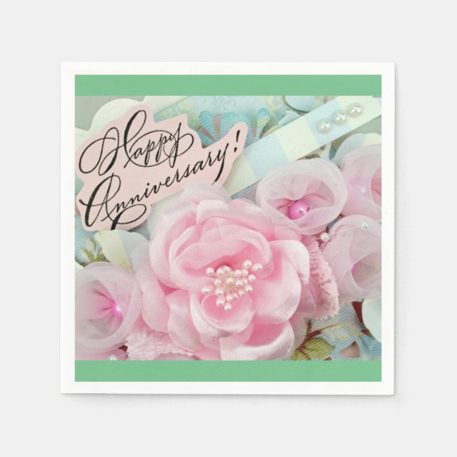 Guardanapo De Papel Feliz aniversário (Frente)