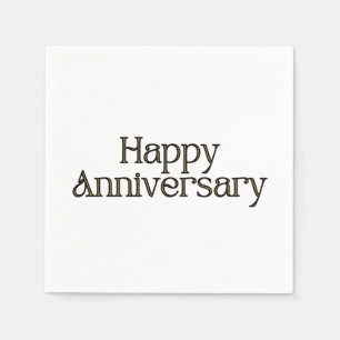 Guardanapo De Papel Feliz Aniversário 3 Ply Napkins