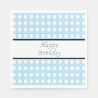 Guardanapo De Papel Feliz aniversário Bolinhas Napkin