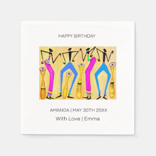 Guardanapo De Papel Feliz aniversário celebridade incrível