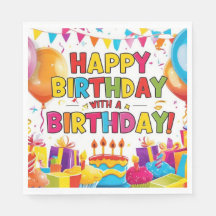 Feliz aniversário com um aniversário