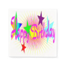 "FELIZ ANIVERSÁRIO" ESTRELAS